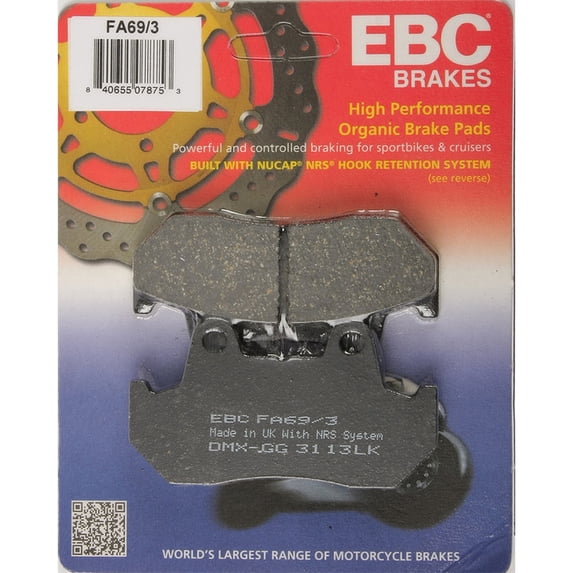 EBC Brakes FA69/3 Disc Brake Pad Set
