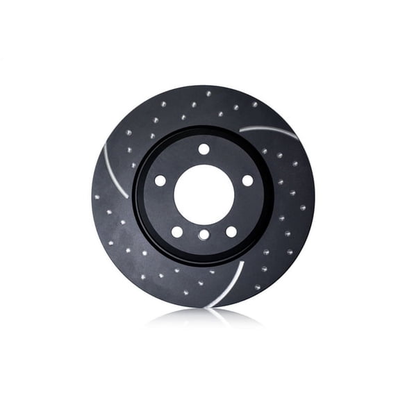 EBC Brakes GD Series Slotted and Dimpled Sport Rotors (Pair) Fits select: 2007-2013 TOYOTA CAMRY, 2007-2013 LEXUS ES