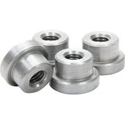 Allstar Performance ALL18549 Weld-On Nut - 3/8-16 in Thread - 3/4 in OD Mounting Hole - Steel - Natural - Set of 4