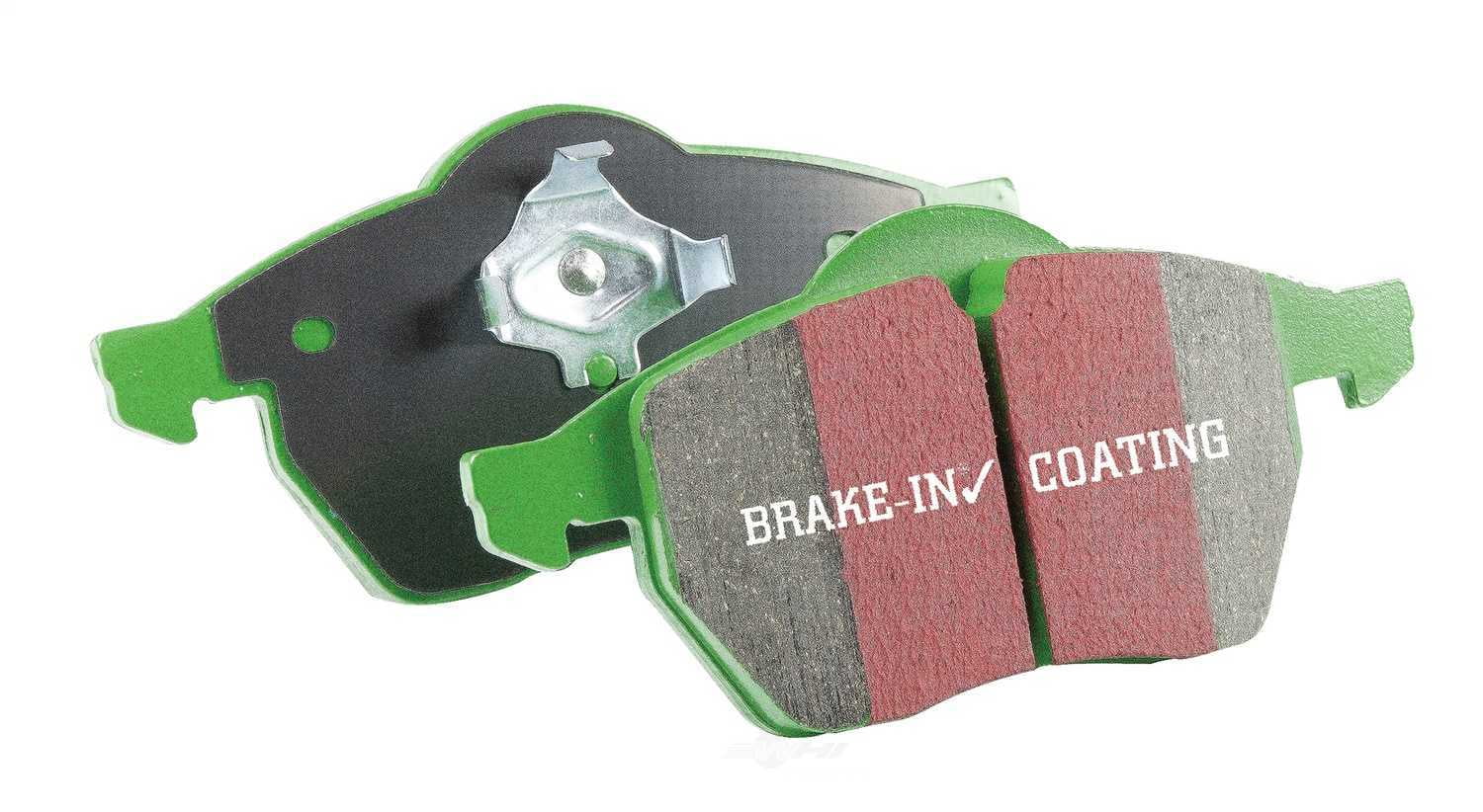 EBC Brakes DP21793 Greenstuff 2000 Series Sport Brake Pads, FMSI Pad No. D1212 Solid 281mm Dia