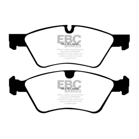 EBC Brakes Greenstuff 2000 Series Sport Brake Pad Set