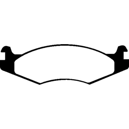 EBC Brakes Greenstuff 6000 Series Heavy Duty 4x4/SUV/Light Truck Brake Pad Set Fits select: 1992-2002 AMERICAN GENERAL H1