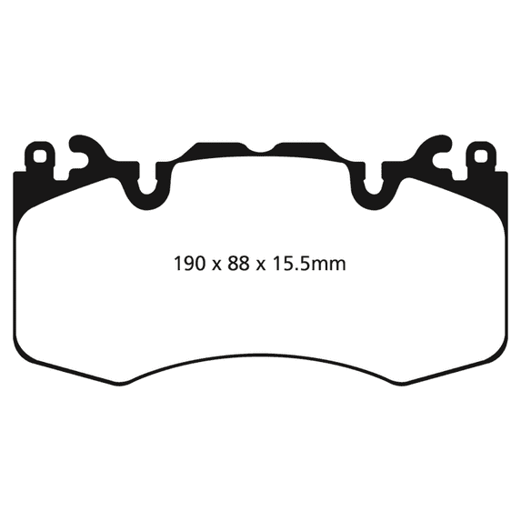 EBC Brakes Greenstuff 6000 Series Heavy Duty 4x4/SUV/Light Truck Brake Pad Set Fits select: 2012-2022 LAND ROVER RANGE ROVER SPORT, 2010-2022 LAND ROVER RANGE ROVER