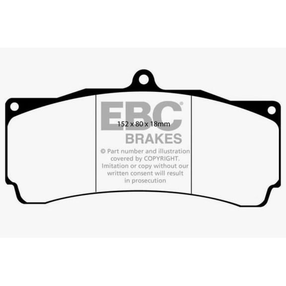EBC Brakes Redstuff Ceramic Low Dust Brake Pads - DP3006C