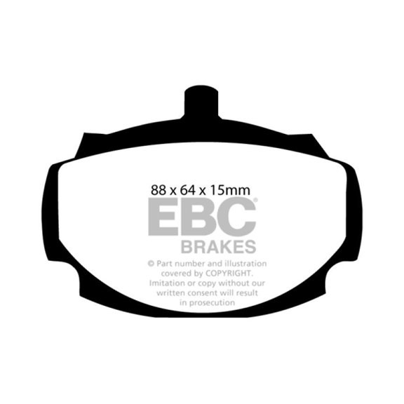 EBC Brakes Redstuff Premium Fast Street Pad For All Engine Sizes Fits select: 1969-1980 MG MGB