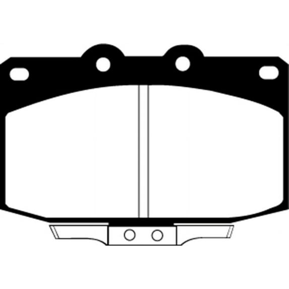 EBC Brakes Redstuff Premium Fast Street Pad For All Engine Sizes Fits select: 1986-1991,1993-1995 MAZDA RX7