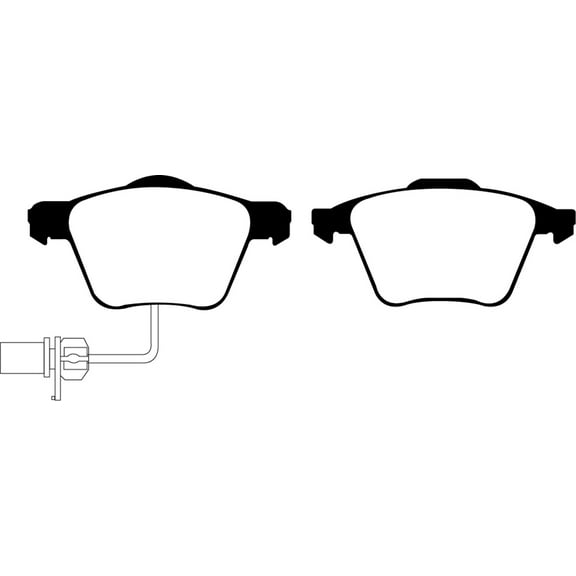 EBC Brakes Redstuff Premium Fast Street Pad For All Engine Sizes Fits select: 2005-2010 AUDI A4, 2005-2011 AUDI A6