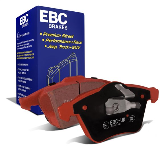 EBC Brakes Redstuff Premium Fast Street Pad For All Engine Sizes Fits select: 2007-2013 MAZDA 3, 2004-2011 VOLVO S40