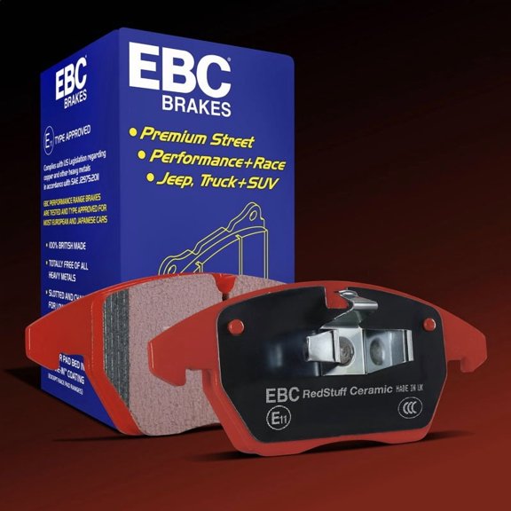 EBC Brakes Redstuff Premium Fast Street Pad For All Engine Sizes Fits select: 2009-2014 HYUNDAI GENESIS, 2010-2014 HYUNDAI GENESIS COUPE