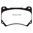 thumbnail image 1 of EBC Brakes Redstuff Premium Fast Street Pad For All Engine Sizes Fits select: 2009-2014 HYUNDAI GENESIS, 2010-2014 HYUNDAI GENESIS COUPE, 1 of 3