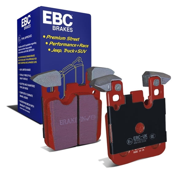 EBC Brakes Redstuff Premium Fast Street Pad For All Engine Sizes Fits select: 2012-2018 BMW 328, 2019 BMW 330I