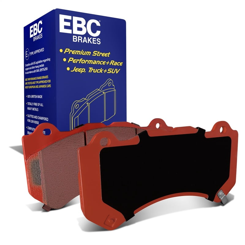 EBC Brakes Redstuff Premium Fast Street Pad For All Engine Sizes Fits select: 2016-2022 DODGE CHARGER, 2012-2022 CHEVROLET CAMARO