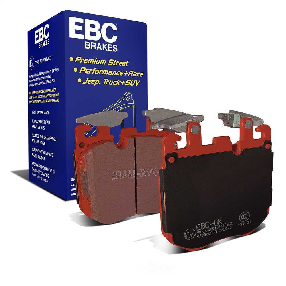 EBC Brakes Redstuff Premium Fast Street Pad For All Engine Sizes Fits select: 2019-2022 BMW X5, 2023 BMW X5 XDRIVE40I