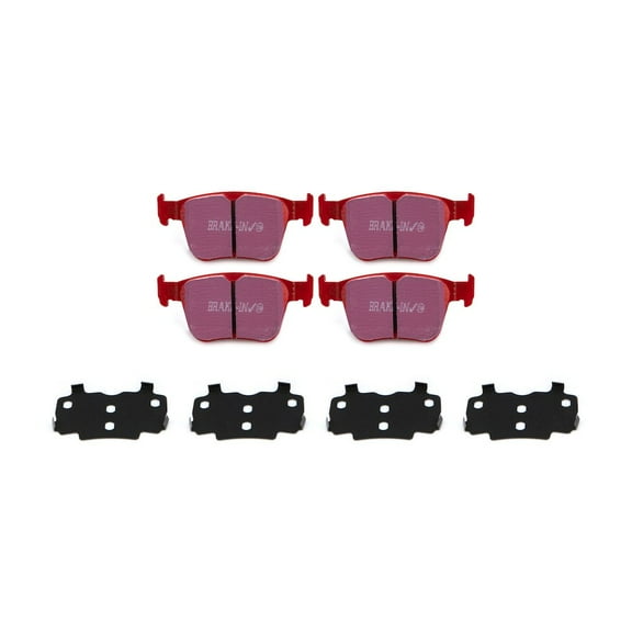 EBC Brakes Redstuff Premium Fast Street Pad For All Engine Sizes Fits select: 2019-2022 VOLKSWAGEN JETTA, 2018-2023 VOLKSWAGEN TIGUAN
