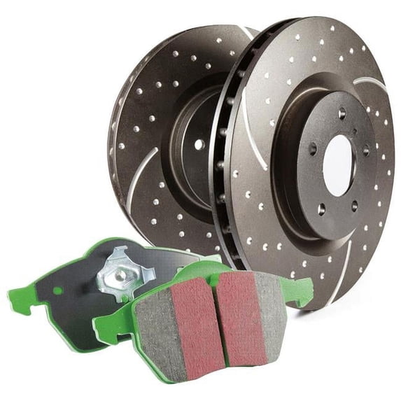 EBC Brakes S10KR1421 S10 Kits Greenstuff 2000 and GD Rotors Fits 17 3