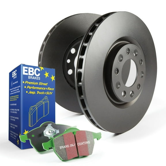 EBC Brakes S14KF1220 S14 Kits Greenstuff and RK Rotors SUV; Incl. Rotors and Pads; Front; Rotor Dia. 13.0 in.; Fits select: 2008-2019 CHEVROLET SILVERADO, 2008-2019 GMC SIERRA