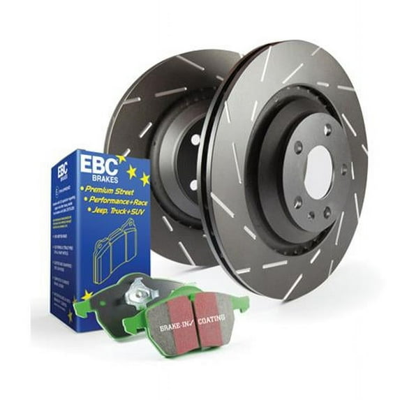 EBC Brakes S2KR2383 S2 Kits Greenstuff 2000 and USR Rotors Fits 17 3