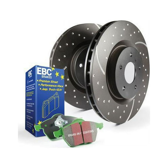 EBC Brakes S3KF1196 S3 Kits Greenstuff 6000 and GD Rotors Truck and SUV Fits select: 2008-2019 TOYOTA HIGHLANDER, 2011-2022 TOYOTA SIENNA