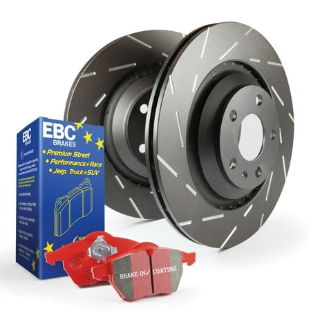 EBC Brakes S4KF1593 S4 Kits Redstuff and USR Rotor Fits 11-17 S4 S5 Fits select: 2011-2016 AUDI S4, 2012-2017 AUDI S5
