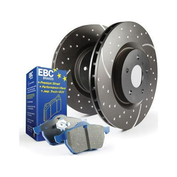 EBC Brakes S6KF1172 S6 Kits Bluestuff and GD Rotors Fits select: 2013 MINI COOPER ROADSTER, 2014-2015 MINI COOPER