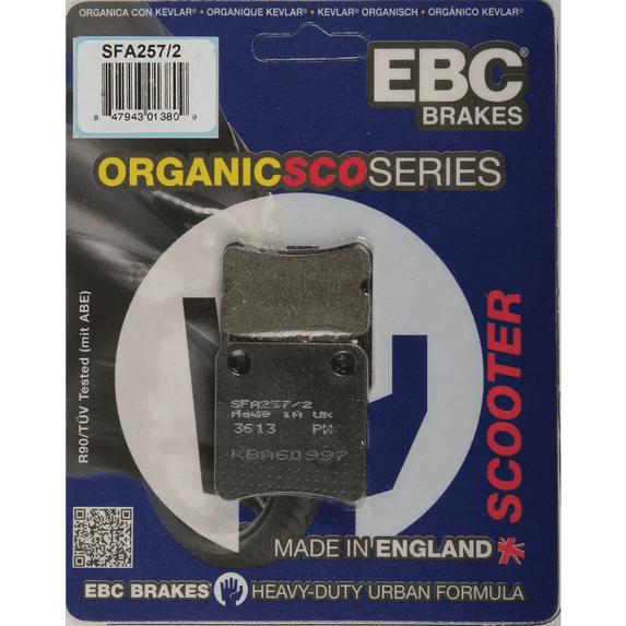 EBC Brakes SFA257/2 Standard Scooter Brake Pad
