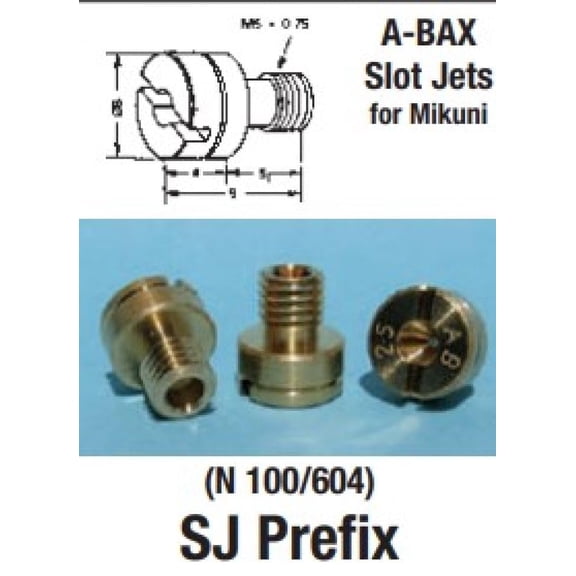 EBC Brakes Mikuni Slot Head Style Main Jets SJ155