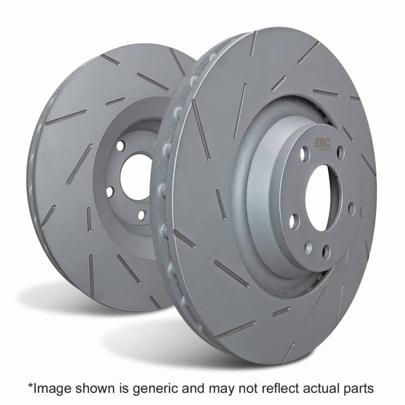 EBC Brakes USR Fine Slotted Rotors (Pair) Fits select: 2013-2018 SUBARU FORESTER, 2016-2022 SUBARU CROSSTREK