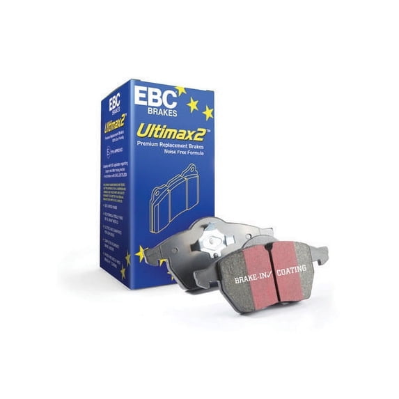 EBC Brakes Ultimax OE Replacement Brake Pad Set Fits select: 2018-2022 ALFA ROMEO STELVIO, 2017-2022 ALFA ROMEO GIULIA