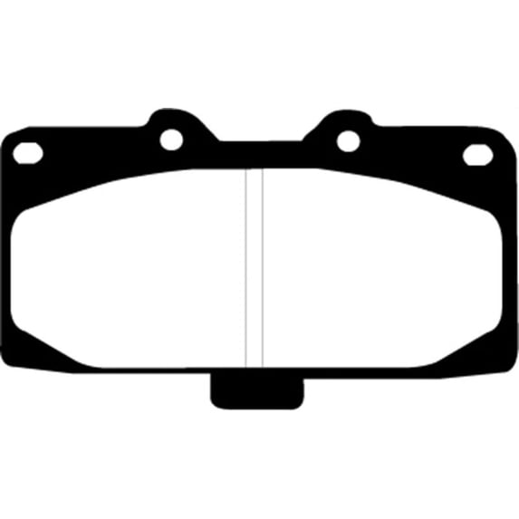 EBC Brakes Yellowstuff 4000 Series Street and Track Brake Pad Set Fits select: 2001-2007 SUBARU IMPREZA, 1989-1996 NISSAN 300ZX