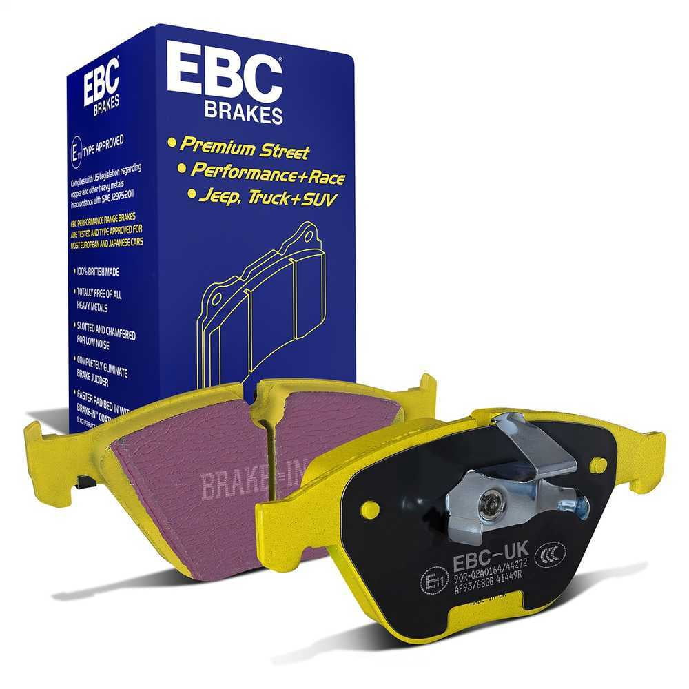 EBC Brakes Yellowstuff 4000 Series Street and Track Brake Pad Set Fits select: 2008-2010 BMW 528, 2004-2007 BMW 530
