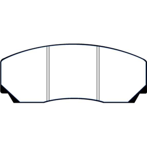 EBC Brakes Yellowstuff 4000 Series Street and Track Brake Pad Set Fits select: 2011-2012 FORD FIESTA, 1999-2004 LOTUS ESPRIT