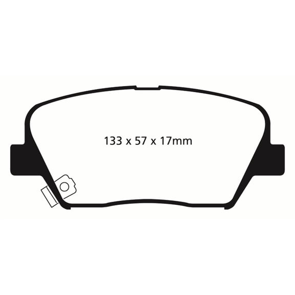EBC Brakes Yellowstuff 4000 Series Street and Track Brake Pad Set Fits select: 2011-2020 KIA SORENTO, 2013-2018 HYUNDAI SANTA FE SPORT
