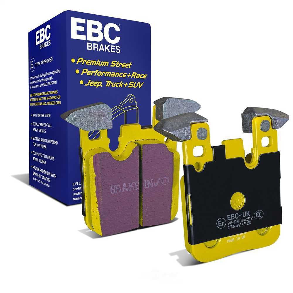 EBC Brakes Yellowstuff 4000 Series Street and Track Brake Pad Set Fits select: 2012-2018 BMW 328, 2019 BMW 330I