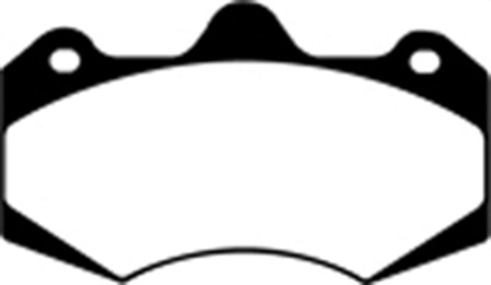 EBC Brakes Yellowstuff 4000 Series Street and Track Brake Pad Set Fits select: 2017-2018,2020-2021 LOTUS EVORA