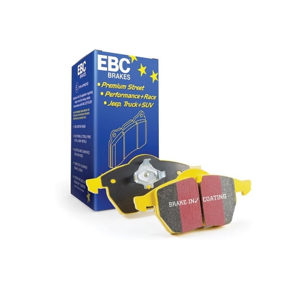 EBC Brakes Yellowstuff 4000 Series Street and Track Brake Pad Set Fits select: 2017-2022 JEEP COMPASS, 2015-2023 JEEP RENEGADE