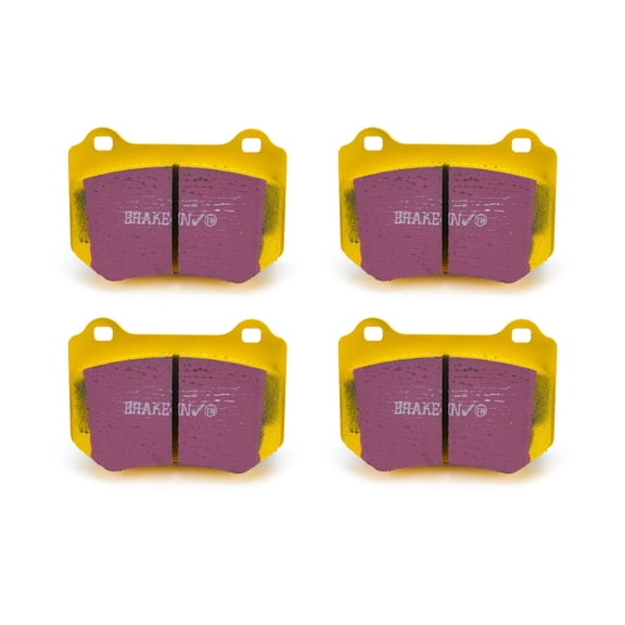 EBC Brakes Yellowstuff 4000 Series Street and Track Brake Pad Set Fits select: 2018-2021 SUBARU WRX