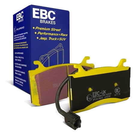EBC Brakes Yellowstuff 4000 Series Street and Track Brake Pad Set Fits select: 2018-2022 ALFA ROMEO STELVIO, 2017-2022 ALFA ROMEO GIULIA
