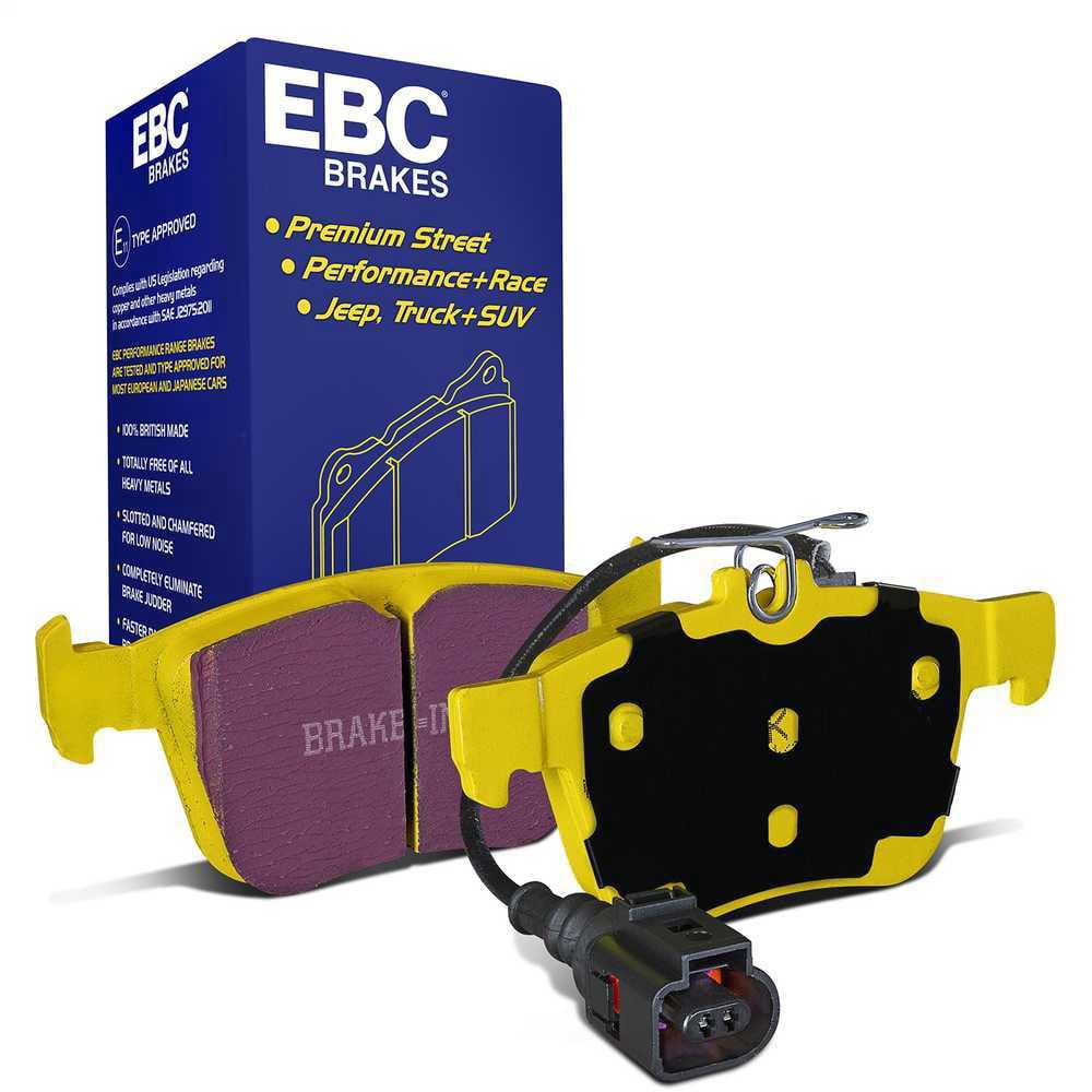 EBC Brakes Yellowstuff 4000 Series Street and Track Brake Pad Set Fits select: 2018-2022 AUDI TT RS, 2022-2023 AUDI RS3