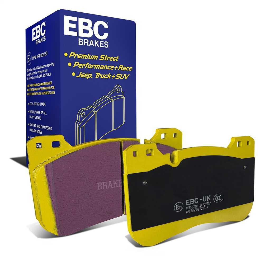 EBC Brakes Yellowstuff 4000 Series Street and Track Brake Pad Set Fits select: 2020-2022 BMW X5 M50I, 2018-2023 BMW M5