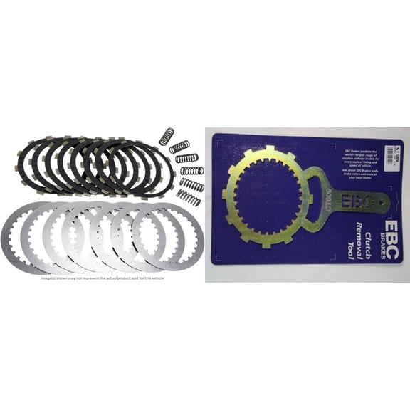 EBC DRCF Carbon Fibre Clutch Rebuild Kit With Removal Tool for HONDA TRX450R/ER 2004-2014