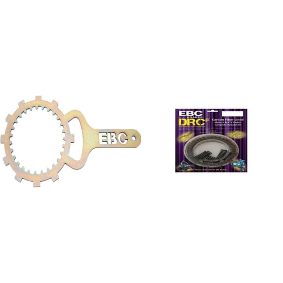 EBC DRCF Carbon Fibre Clutch Rebuild Kit With Removal Tool for YAMAHA YFZ350 Banshee 1987-2006