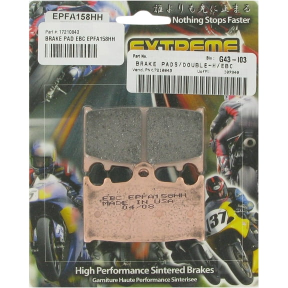 EBC EPFA185HH Extreme Performance Brake Pads