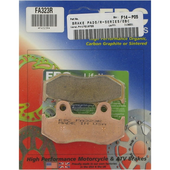EBC FA323R R Series Long Life Sintered Brake Pads