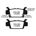 thumbnail image 1 of EBC FA703R - R Series Heavy Duty Rear Left Sintered Brake Pads, 1 of 2