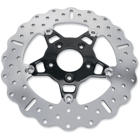 EBC Brakes FSD 5-Button Front Brake Rotor Contour Wide Compatible for Harley-Davidson Dyna Low Rider 2005