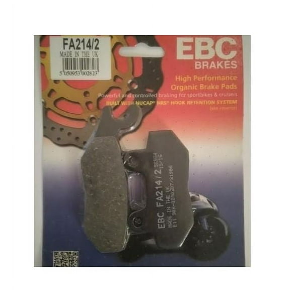 EBC Organic Brake Pad - Rear for Triumph Sprint ST 2005-2010