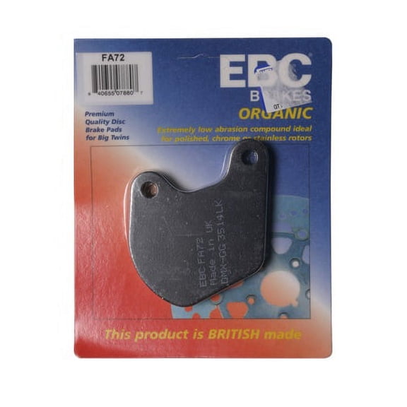 EBC Organic Brake Pad for Harley-Davidson XL,XLH,XLCH,XLS,XLX (Sportster,53C Custom) 1979-1981