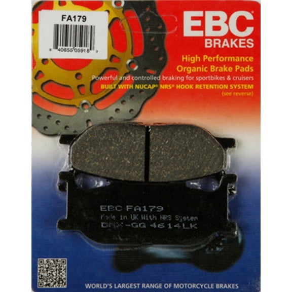EBC Organic FA Series Brake Pad - Front for Yamaha Road Star 1600 1999-2003