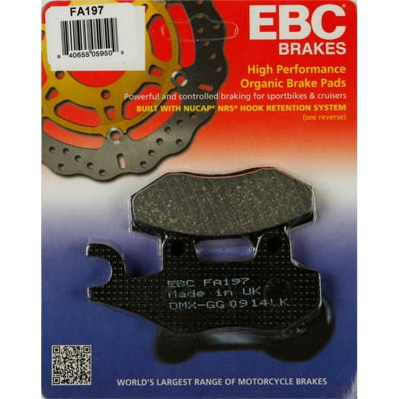 EBC Organic Kevlar Brake Pads FA197