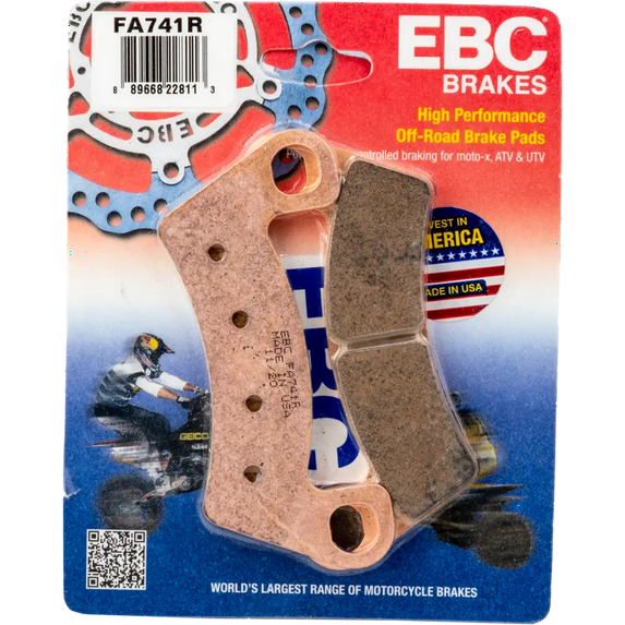 Ebc FA741R R Series Long Life Sintered Brake Pads